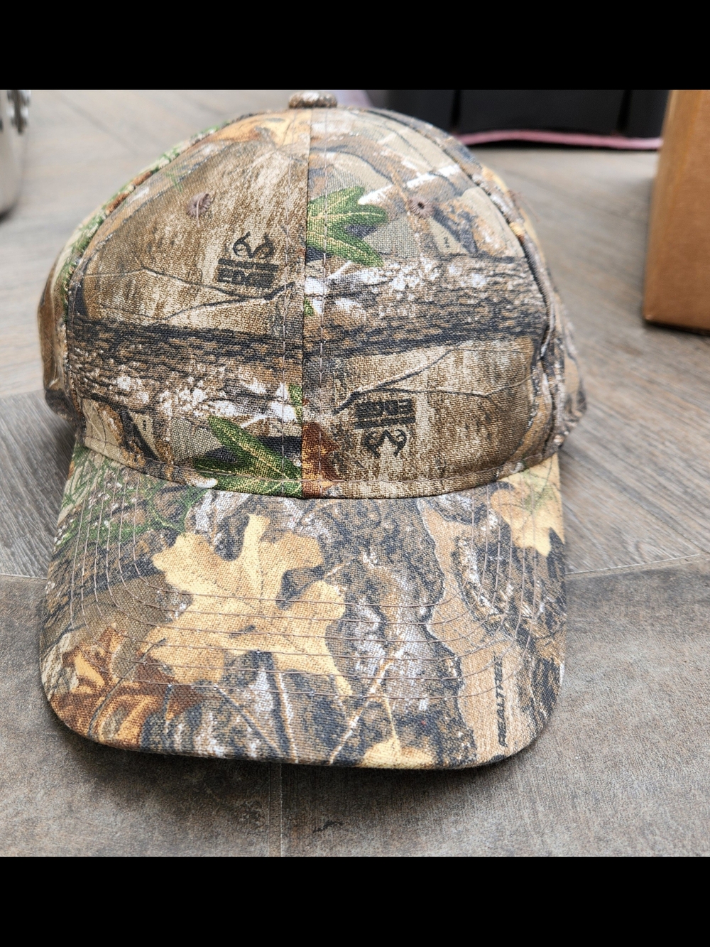 Realtree Camouflage Baseball Cap in Brown and Green